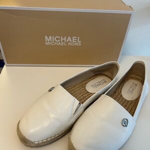 Michael Kors Cream Espadrille Shoes